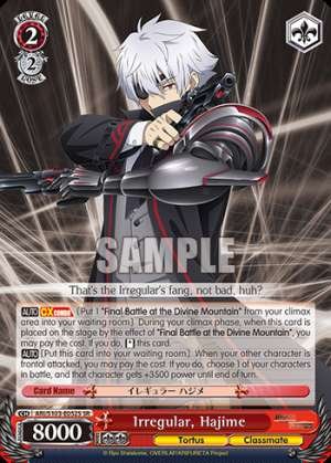 Irregular, Hajime