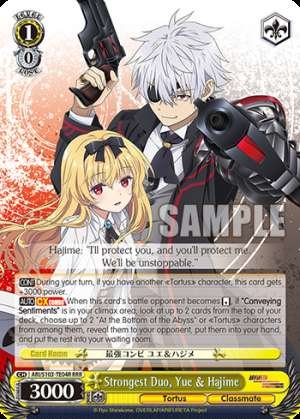 Strongest Duo, Yue & Hajime