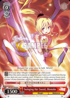 Swinging Her Sword, Momoko