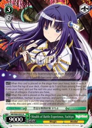 Wealth of Battle Experience, Yachiyo