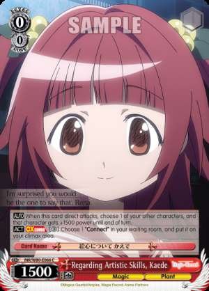Regarding Artistic Skills, Kaede