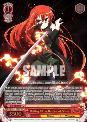 Betting All on This Sword, Shana