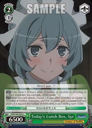 Today's Lunch Box, Syr