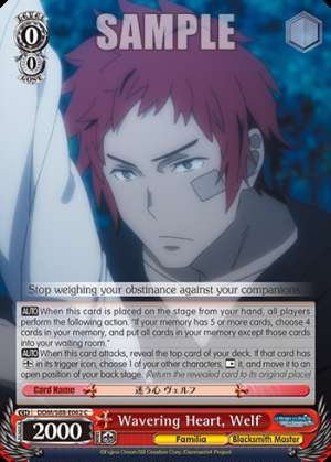 Wavering Heart, Welf