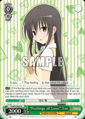 “Feelings of Love” Yui