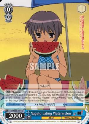 Nagato Eating Watermelon
