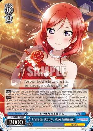 Crimson Beauty, Maki Nishikino