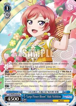 “Large Flower Bloom” Maki Nishikino