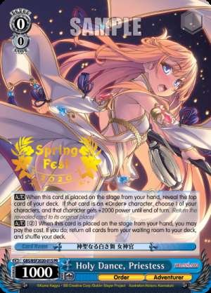 Holy Dance, Priestess