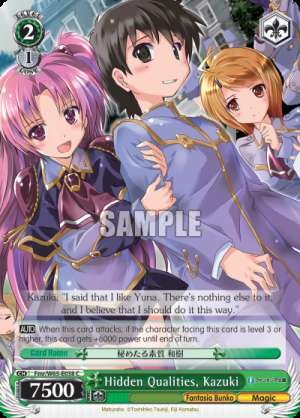 Hidden Qualities, Kazuki