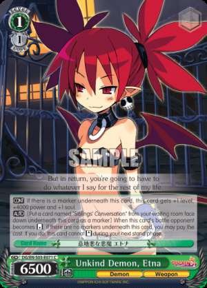 Unkind Demon, Etna