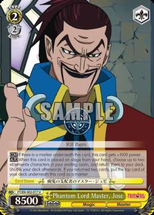 Phantom Lord Master, Jose