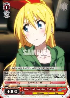 Words of Promise, Chitoge