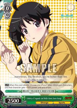 Celebrity of Tsuganoki 2nd Middle School, Karen Araragi