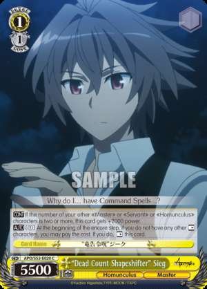 "Dead Count Shapeshifter" Sieg