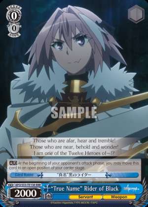 "True Name" Rider of Black
