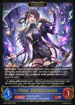Mana, Sterling Luster