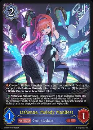 Lishenna, Melody Manifest