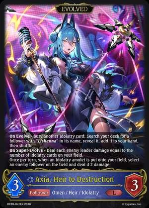 Axia, Heir to Destruction