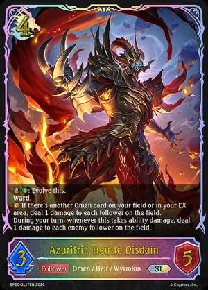 Azurifrit, Heir to Disdain