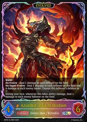 Azurifrit, Heir to Disdain